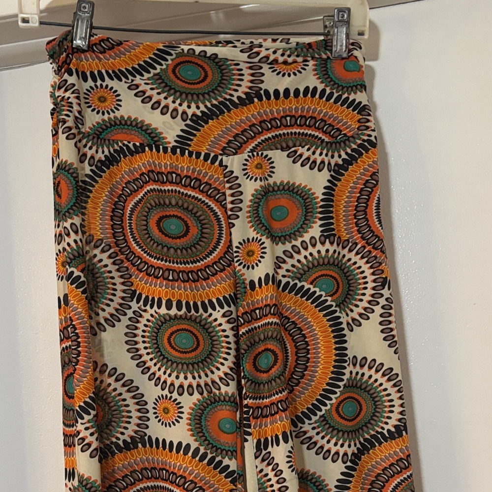 Bohemian lounge pants  in Orange and Green